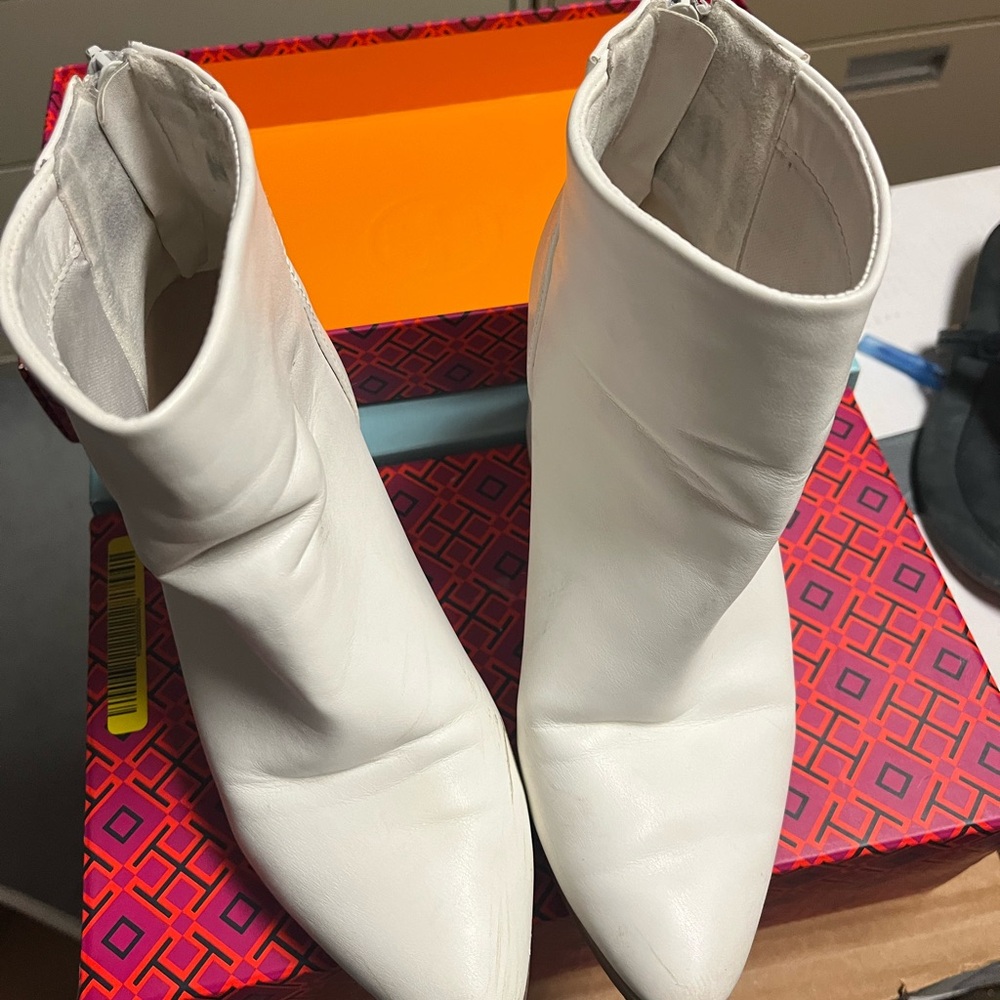 White booties